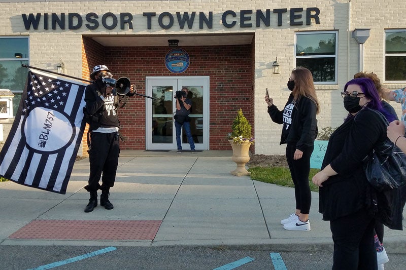 blm protest windsor